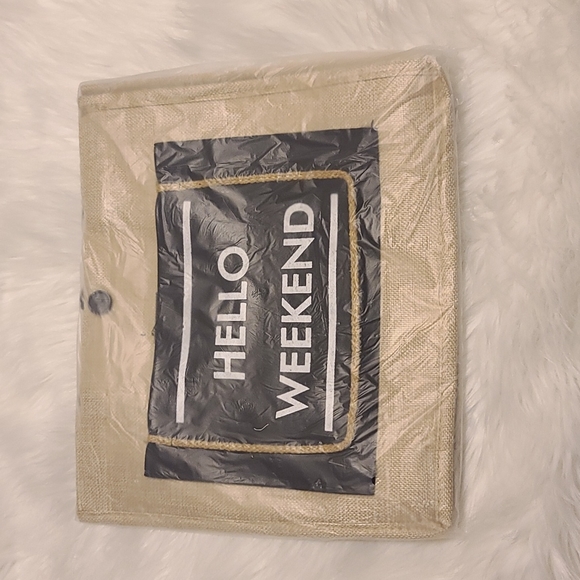 5 STAR RATED Beach Summer Hello Weekend Letter Tote Beach Bag 🏖 - Picture 5 of 5